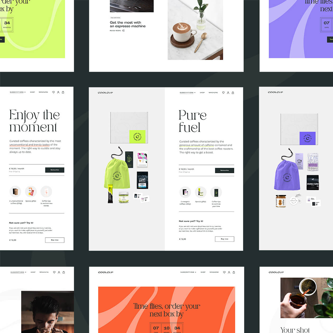Dopo diversi round di ricerca, envisioning e prototipazione abbiamo consolidato 3 value proposition e scenari, e li abbiamo validati con i potenziali clienti. Cari caffè-dipendenti, you're welcome!