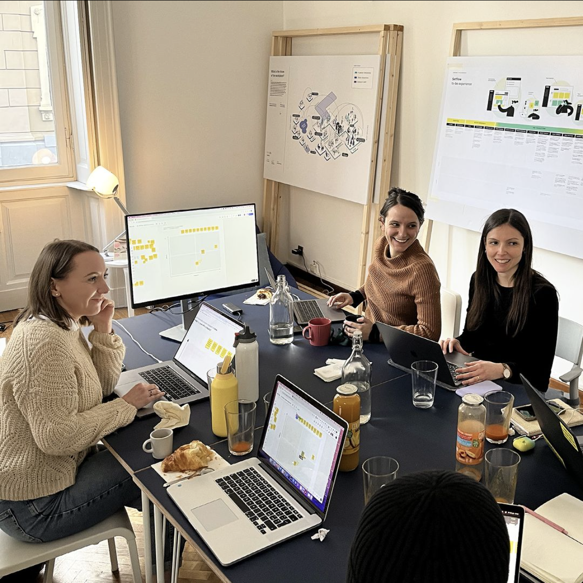 Setflow è la piattaforma digitale per supportare studio producer, fotografi, modelli, make-up artist e brand nella gestione degli shooting fotografici.
Abbiamo raccolto il punto di vista, le storie e le aspettative degli utenti e facilitato un workshop con il team Setflow per progettare insieme l'esperienza futura.